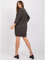 Šaty RV SK 6839.95 tmavá khaki