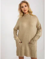 Dámsky sveter RV SW 7051 béžový