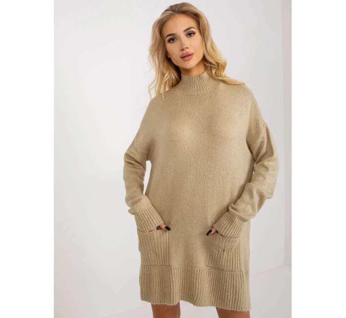 Dámsky sveter RV SW 7051 béžový