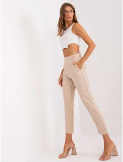 TW SP OB055 nohavice.45 svetlo béžová
