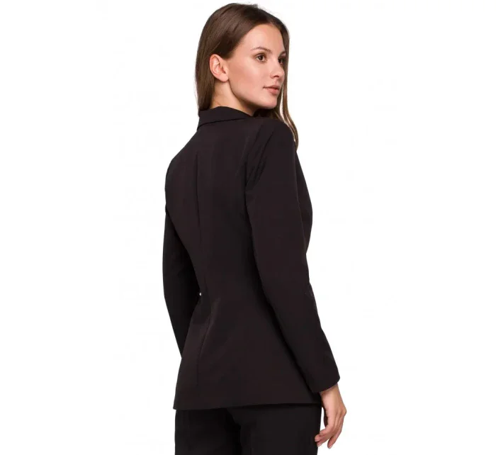 K036 Blejzer s jednou zadnou časťou - čierny