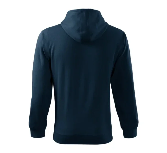 Trendy mikina na zips Pánska námornícka modrá