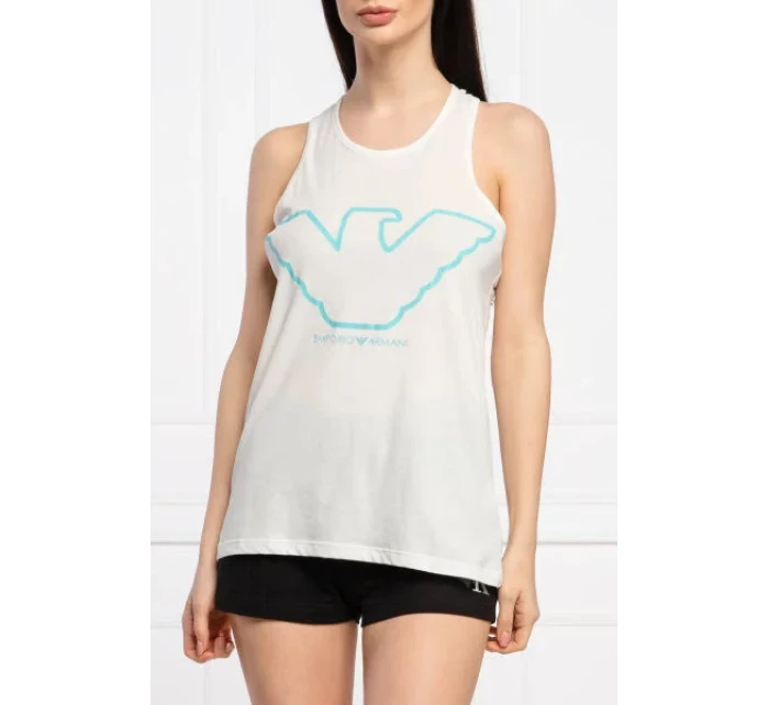 Dámska nočná košeľa 164335 0P255 00110 biela - Emporio Armani