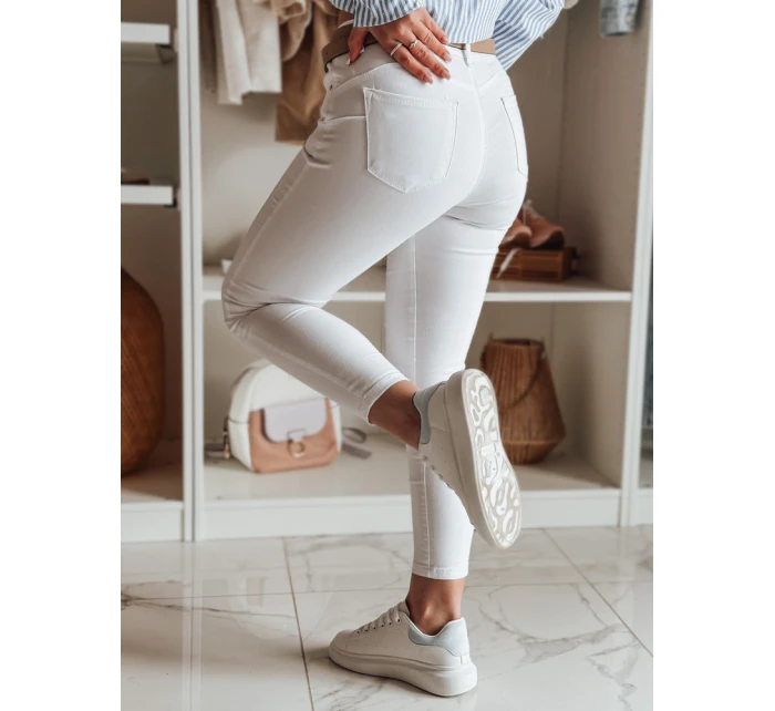 Dámské džínové úzké kalhoty white Dstreet model 21985210 - FashionStreet