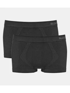Pánske boxerky GO Smooth Hipster 2P - BLACK - black 0004 - SLOGGI