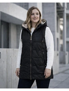 Tenký rukáv s kontrastným lemovaním Goodlookin black (B8585-1)