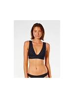 Plavková podprsenka RIP CURL Premium Surf Deep V čierna Plavková podprsenka RIP CURL Premium Surf Deep V čierna
