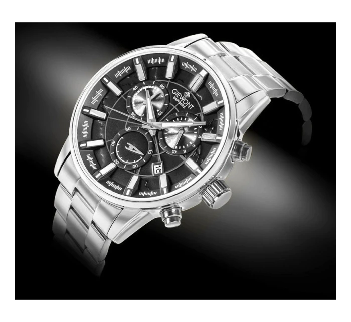 Pánské hodinky Chronograph Sapphire Silver model 21807513 - Giewont Pánské hodinky Chronograph Sapphire Silver model 21807513 - Giewont