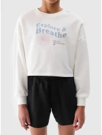 Dívčí cropped mikina 4F Dívčí cropped mikina 4F