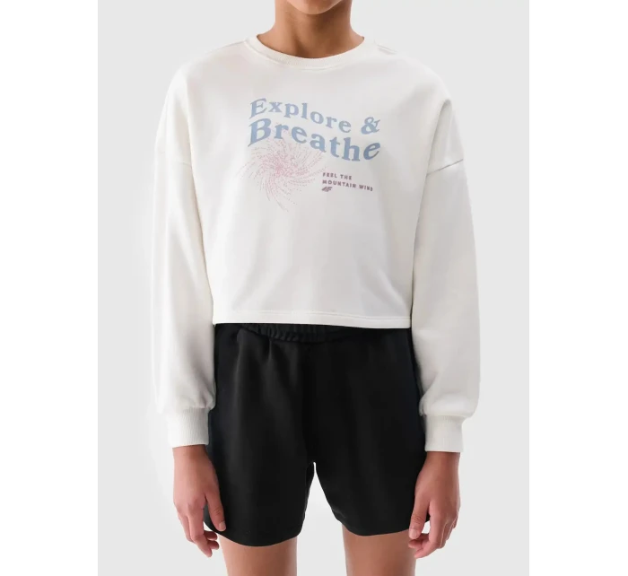 Dívčí cropped mikina 4F Dívčí cropped mikina 4F