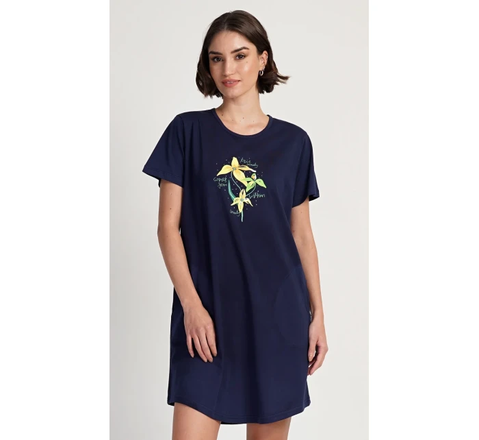 Dámske domáce šaty s krátkymi rukávmi Paula Dámske domáce šaty s krátkymi rukávmi Paula