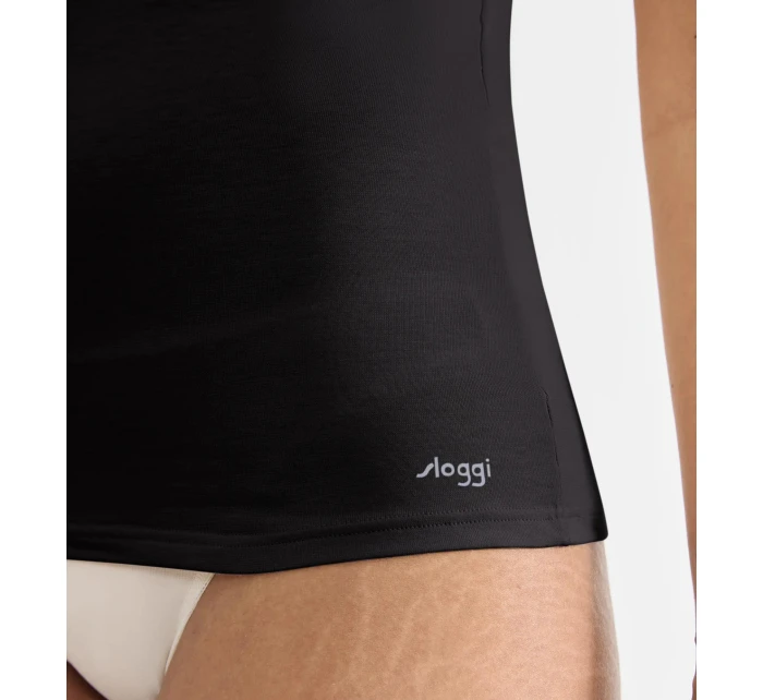 Dámske tielko Sloggi GO Shirt 01 C2P čierne Dámske tielko Sloggi GO Shirt 01 C2P čierne