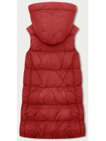Červená dámska vesta s kapucňou S'West (B8175-4)