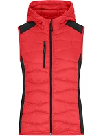 JN Dámská strečová fleecová vesta 02. red/black model 22414903 - Daiber
