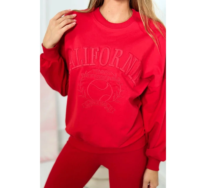 Bavlněná souprava California červený Bavlněná souprava California červený