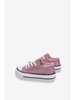 Dětské tenisky vázané Špinavě růžová model 21621575 - Boto Dětské tenisky vázané Špinavě růžová model 21621575 - Boto