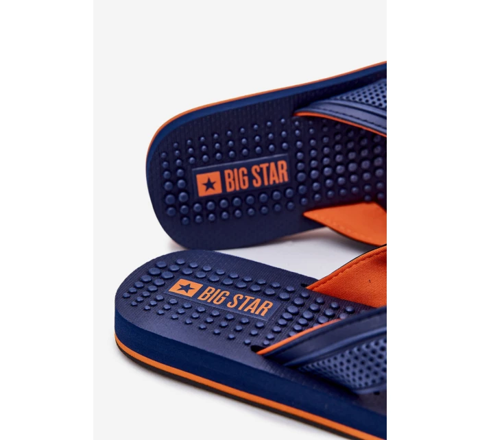 Pánské Žabky Big Star model 21693068 Modré - Big Star Shoes