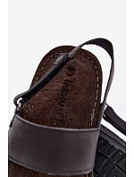 Kožené Pánské Sandály  Černé model 22200756 - Inblu
