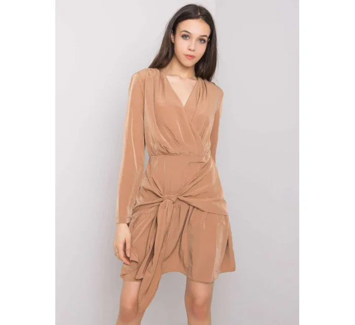 Šaty 322 SK 10099.40 svetlo hnedá