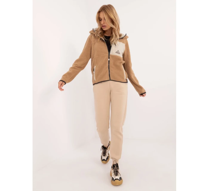 Mikina D20001M02671A2 svetlohnedá