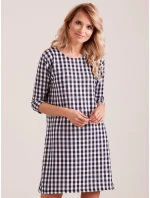 Šaty EN SK 4335.08 čierna a biela Šaty EN SK 4335.08 čierna a biela