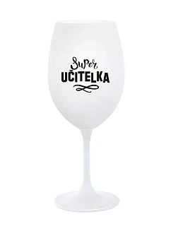 SUPER TEACHER - pohár na biele víno 350 ml