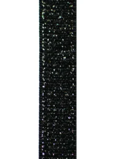 RB-449 REMIENKY ČIERNE A STRIEBORNÉ 16 MM