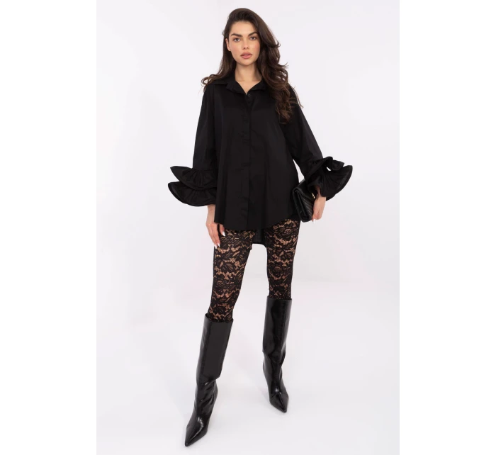 Košeľa s dlhým rukávom model 222316 Taliansko Moda Košeľa s dlhým rukávom model 222316 Taliansko Moda