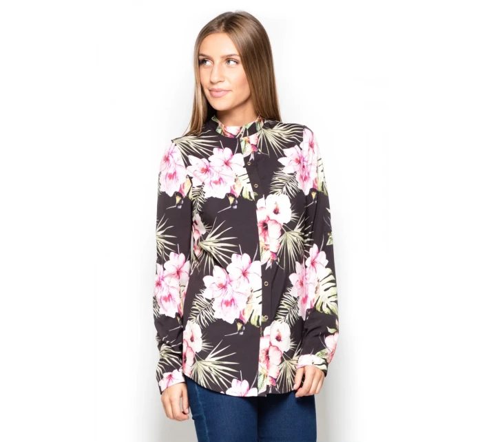 Košeľa s dlhým rukávom model 63917 Katrus