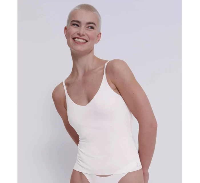 Dámsky top ZERO Feel 2.0 Špagetový top - WHITE - biely 00GZ - SLOGGI