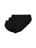 Pánske nohavičky 3 Pack 1446 Basic black - HENDERSON