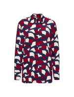 Tommy Hilfiger Viskózové tričko W WW0WW31447 Tommy Hilfiger Viskózové tričko W WW0WW31447