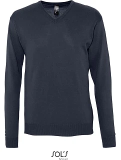 SOL'S Galaxy Men Pánský svetr s výstřihem do V model 22519814 navy