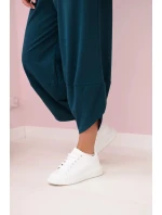 Bavlnená mikina nohavice set navy