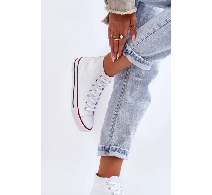 Dámské klasické vysoké boty bílé model 21626512 - Boto Dámské klasické vysoké boty bílé model 21626512 - Boto