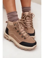 Dámské Trekingové Boty Big Star model 21705988 Béžové - Big Star Shoes Dámské Trekingové Boty Big Star model 21705988 Béžové - Big Star Shoes