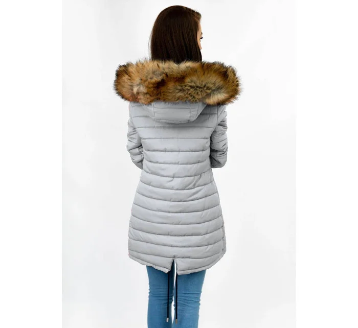 DWUSTRONNA DAMSKA KURTKA ZIMOWA Z KAPTUREM model 21241886 - MHM