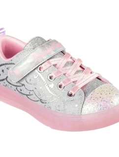 Skechers S Lights Twinkle Sparks Heather Magic Jr 314703L-GYPK