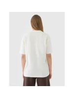Dámské hladké tričko oversize model 21436828 - 4F