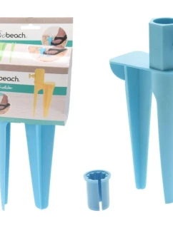 ZÁKLADŇA DÁŽDNIKA S POHONOM 28 CM MODRÁ