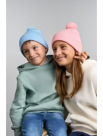 Kid WindS Dětská pletená čepice s bambulí light blue model 22456281 - Atlantis Headwear