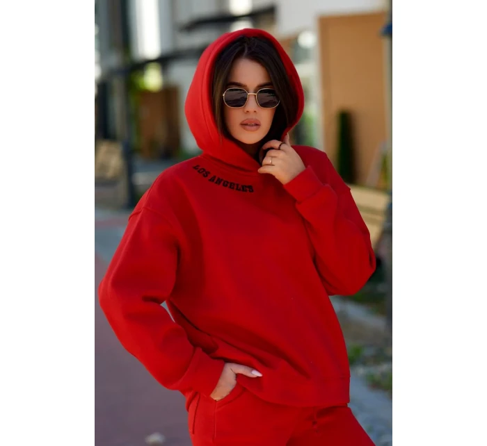 Izolovaná súprava s výšivkou Los Angeles červený Izolovaná súprava s výšivkou Los Angeles červený