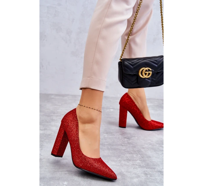 Lesklé lodičky Na Podpatku model 21607451 - Boto