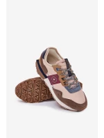 Semišové Pánské Tenisky Na Platformě Big Star model 21690839 HiPoly System Béžové - Big Star Shoes Semišové Pánské Tenisky Na Platformě Big Star model 21690839 HiPoly System Béžové - Big Star Shoes