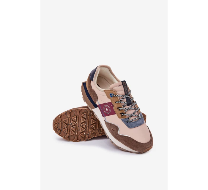 Semišové Pánské Tenisky Na Platformě Big Star model 21690839 HiPoly System Béžové - Big Star Shoes Semišové Pánské Tenisky Na Platformě Big Star model 21690839 HiPoly System Béžové - Big Star Shoes
