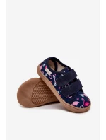 Dívčí pantofle Barefoot  Tmavě modré model 21705476 - Milami