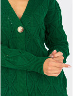 Dámsky sveter LC SW 8035 tmavo zelený