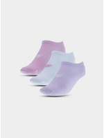 Dievčenské ležérne členkové ponožky (3Pack) 4F - viacfarebné