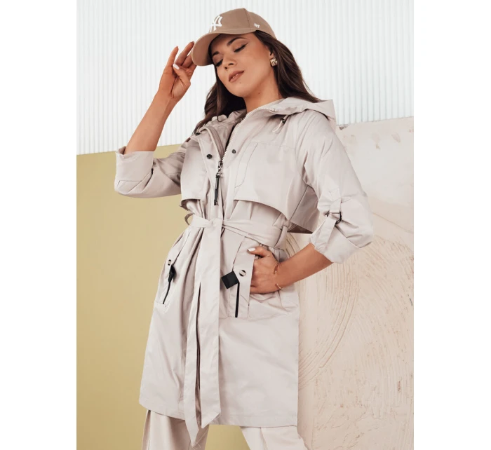 Dámská přechodná bunda parka šedá Dstreet model 21975142 - FashionStreet