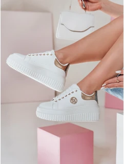 Dámske tenisky na platforme KITNOT gold FashionStreet ZY0920